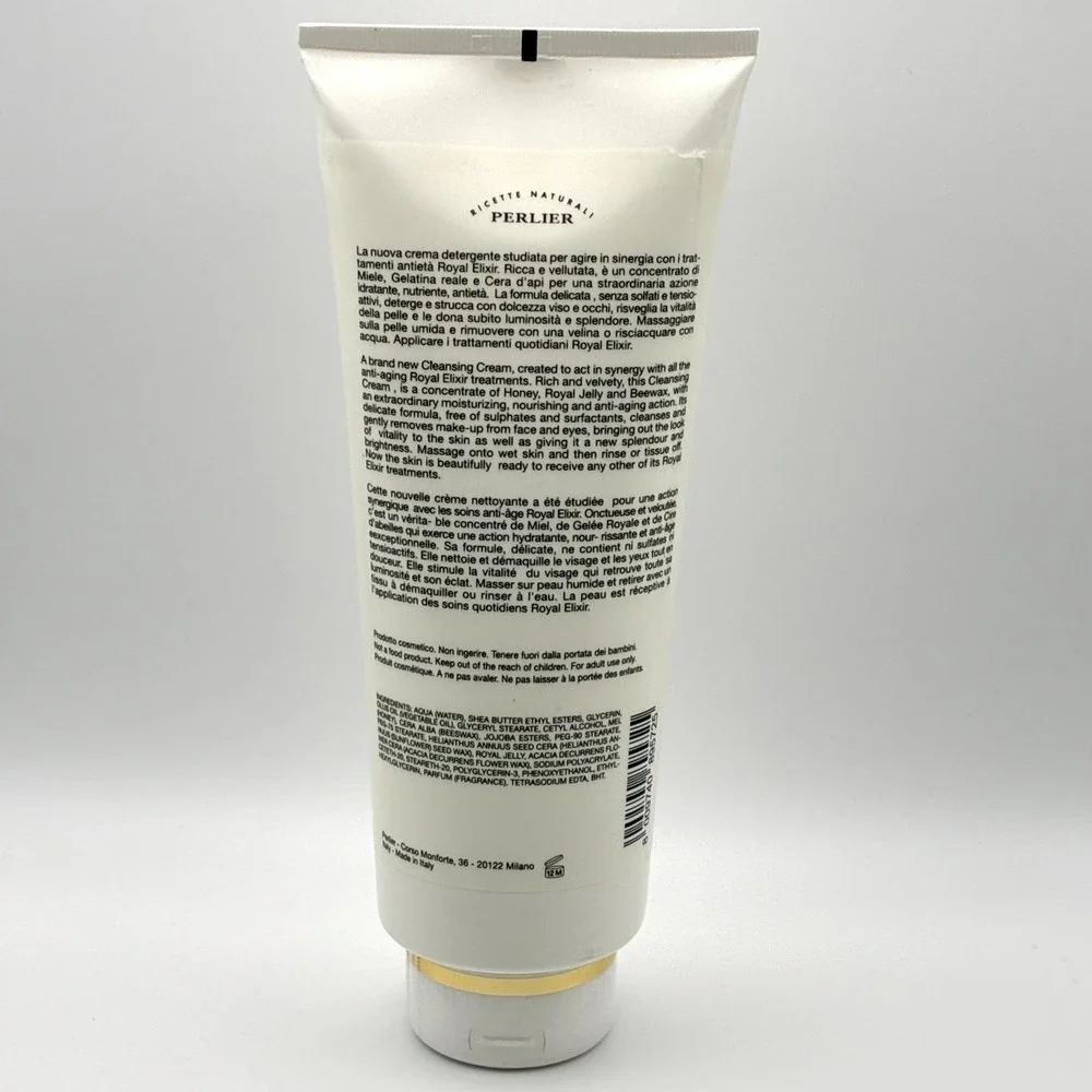 Perlier Royal Elixir Cleansing Cream for Face and Eyes Jumbo 13.5 oz‎ New Sealed